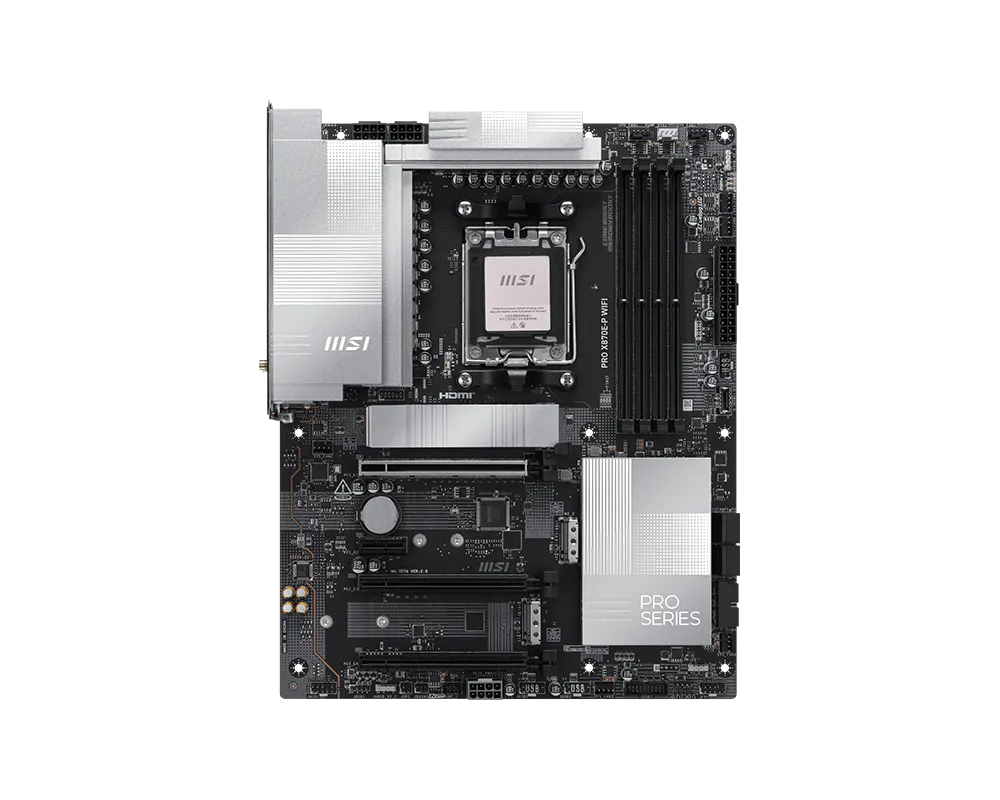 MSI PRO X870E-P WIFI Motherboa - X870E Atx Motherboard recension och pris