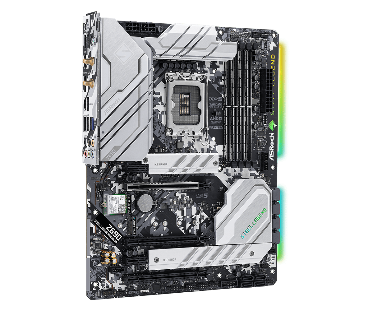 ASROCK Z690 Steel Legend WiFi  - X870E Atx Motherboard recension och pris